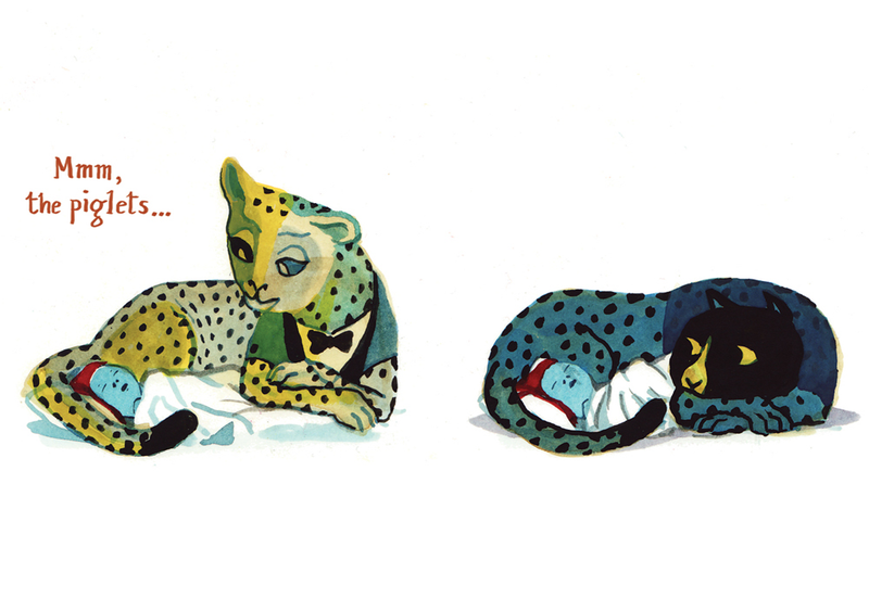Illustration for article titled D&Q exclusive: Panther puts a chilling twist on a little girl’s imaginary friend